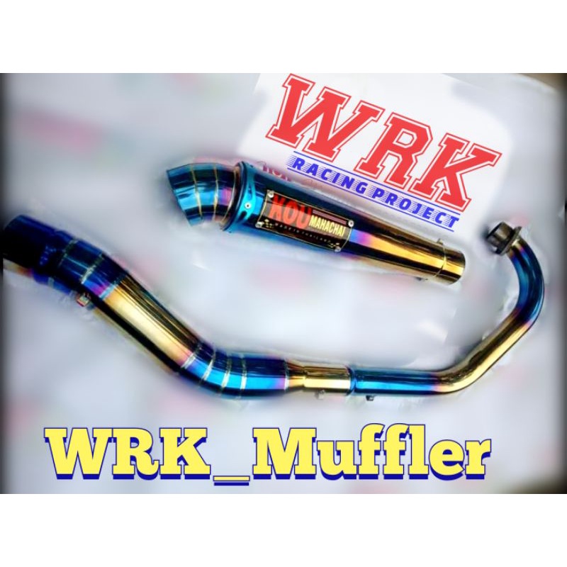 Knalpot KOU MAHACHAI , BUAT Vixion, Satria FU,CB150R,Sonic,R15,,CBR,GSX, Jupiter, tiger,Mp,scorpio,dlll-6