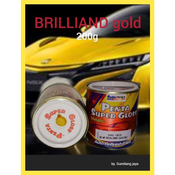 CAT WF BRILIANT GOLD/KUNING EMAS/PENTA SUPER GLOSS