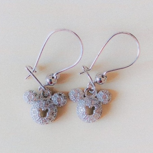 Anting Wanita Mickyy Zirconia Silver Xuping