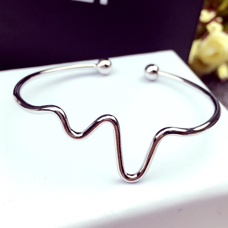 925 Perak gelang untuk wanita Perhiasan Fashion kepribadian sederhana SZ064