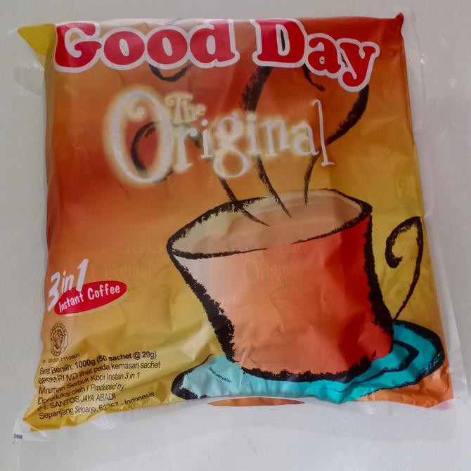 

GOOD DAY THE ORIGINAL 1PACK ISI 50SACHET