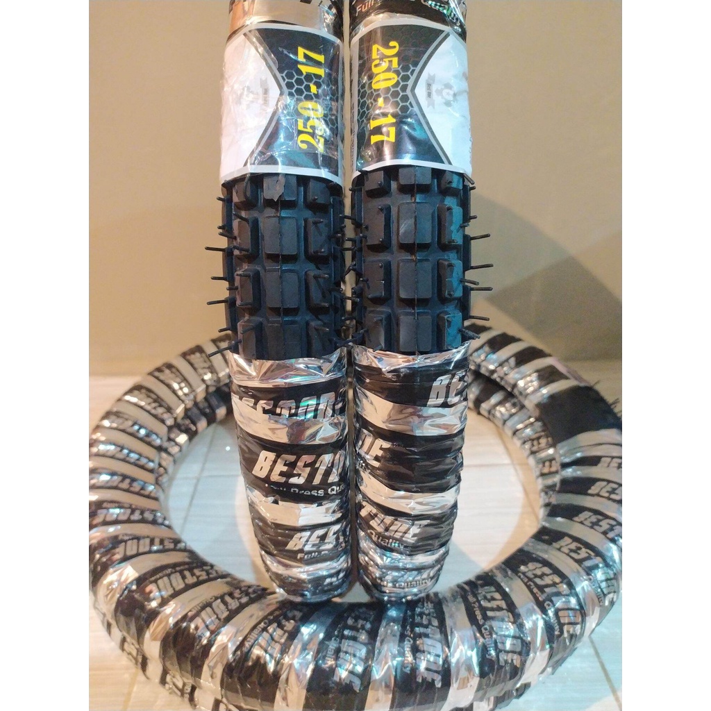 Ban semi trail ring 17 (250-17 dan 275-17) setara 70/90-17 dan 80/90-17