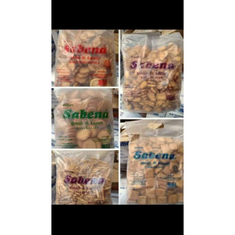 

1 KARTON BISKUIT SABENA ISI 6 BKS X 400 GR