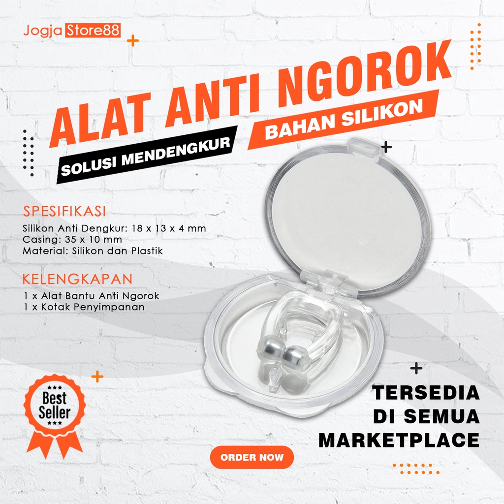 Alat Bantu Anti Ngorok | Solusi Mendengkur Bahan Lembut - Transparan Original Ampuh Permanen Saat Ti