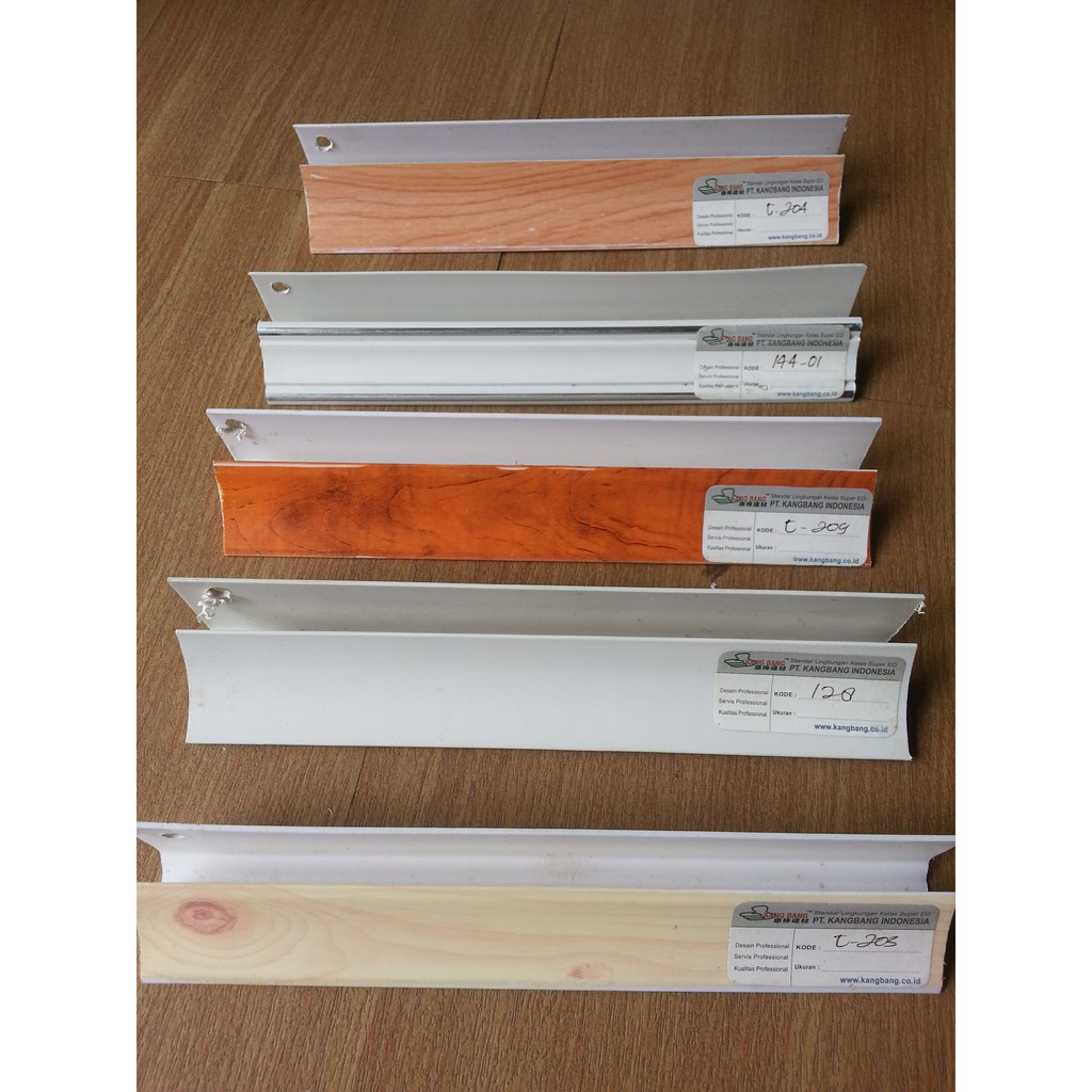 Stok Ready Pelangi List Plafon PVC Putih 05 Populer Shopee