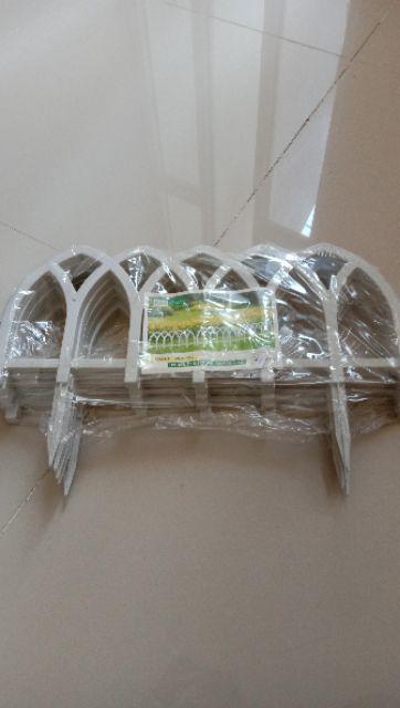 Pagar Plastik Shabby Mini Oval Isi 5