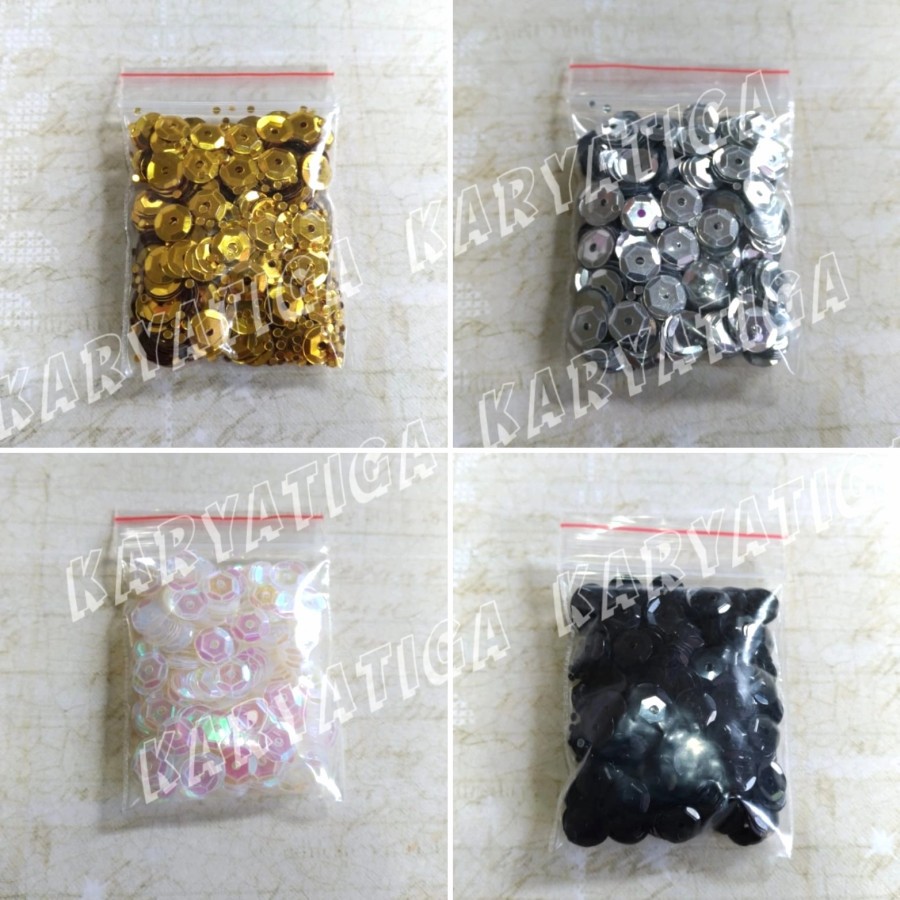 Payet Manik Piring 6 mm (5 gram)