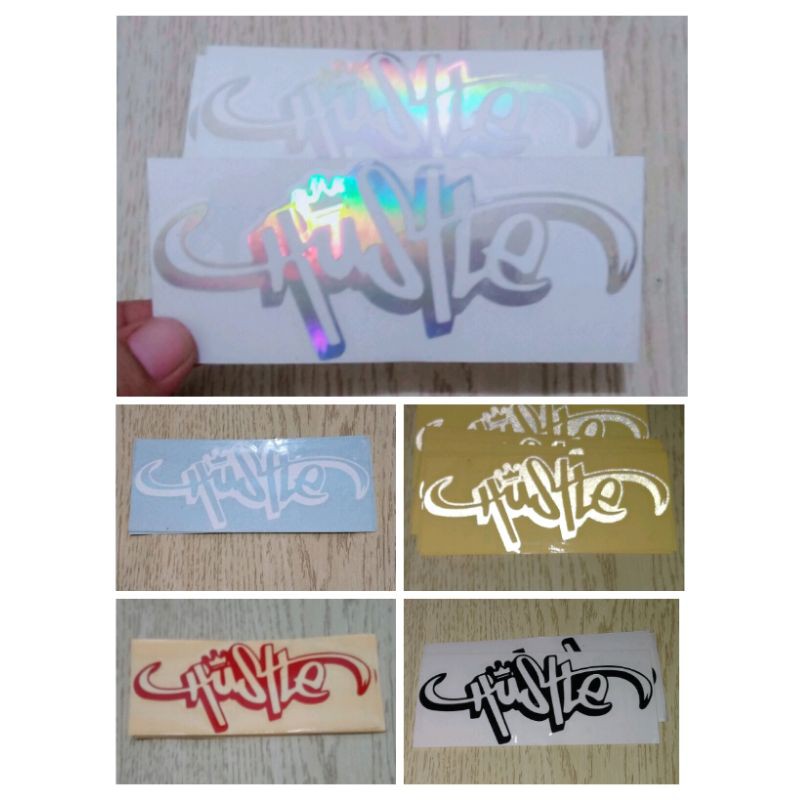 STICKER STICKER HUSTLE CUTTING