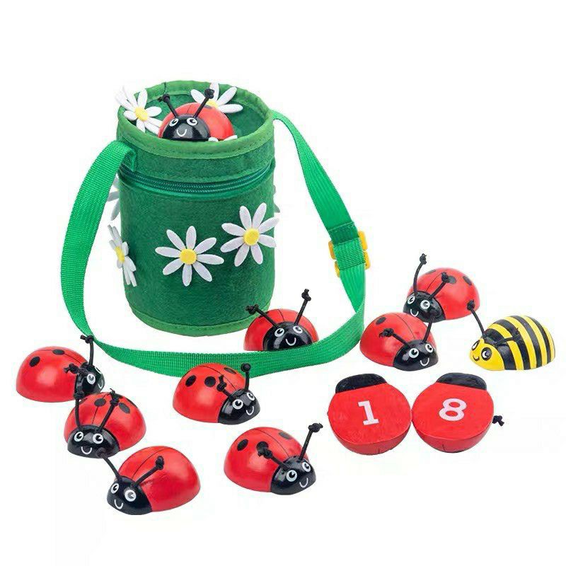 counting ladybug toys mainan berhitung anak