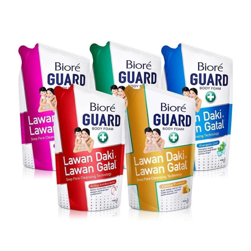 Biore Guard Pouch-Biore Guard Body Wash Pouch-Body Wash Biore Guard-Sabun Biore Body Wash