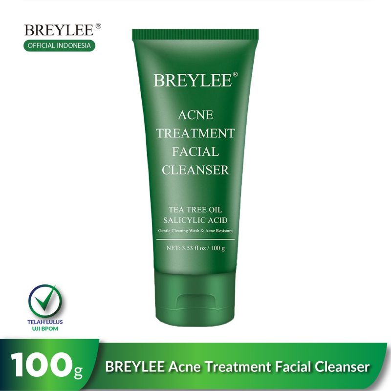 BREYLEE ACNE TREATMENT FACIAL CLEANSER 100GR