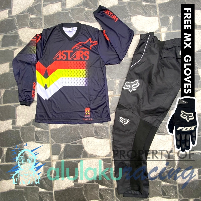 Jersey &amp; Celana MX Trail Motocross - Paket Bundling ASCT0301-F41