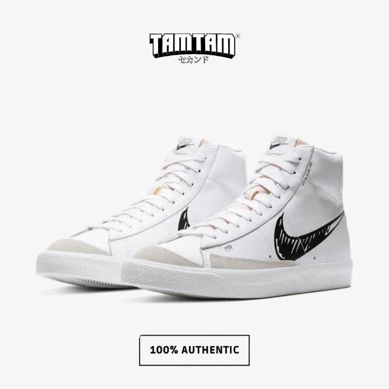 NIKE BLAZER MID 77 SKETCH BLACK