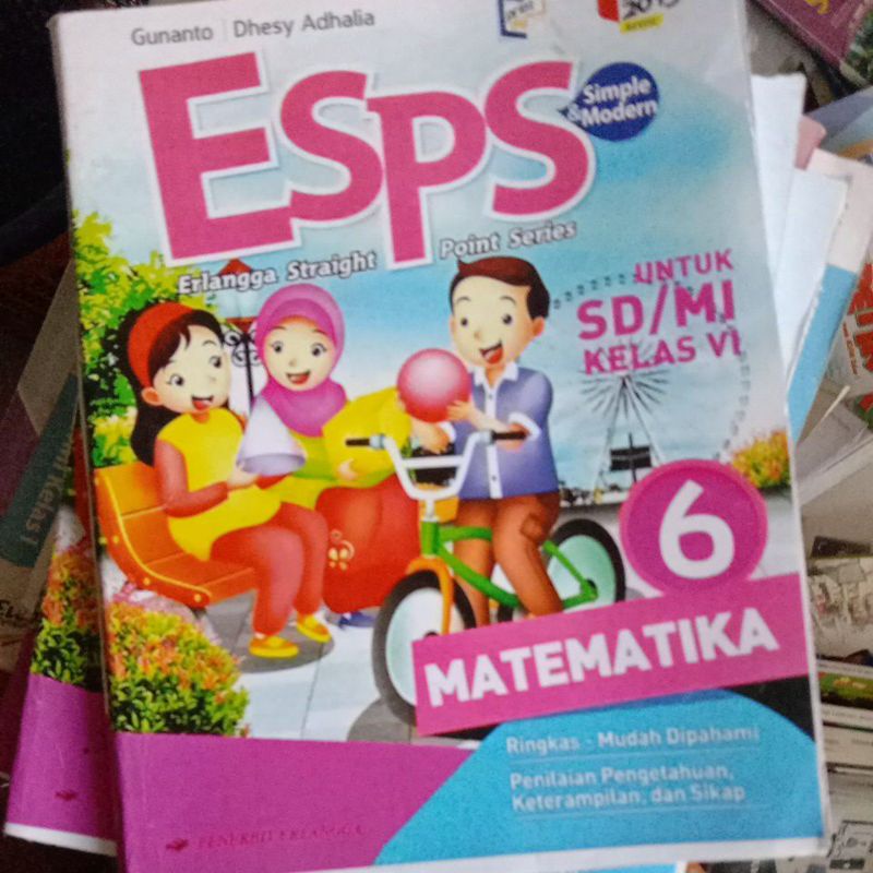 buku Esps Matematika Kelas 6 sd