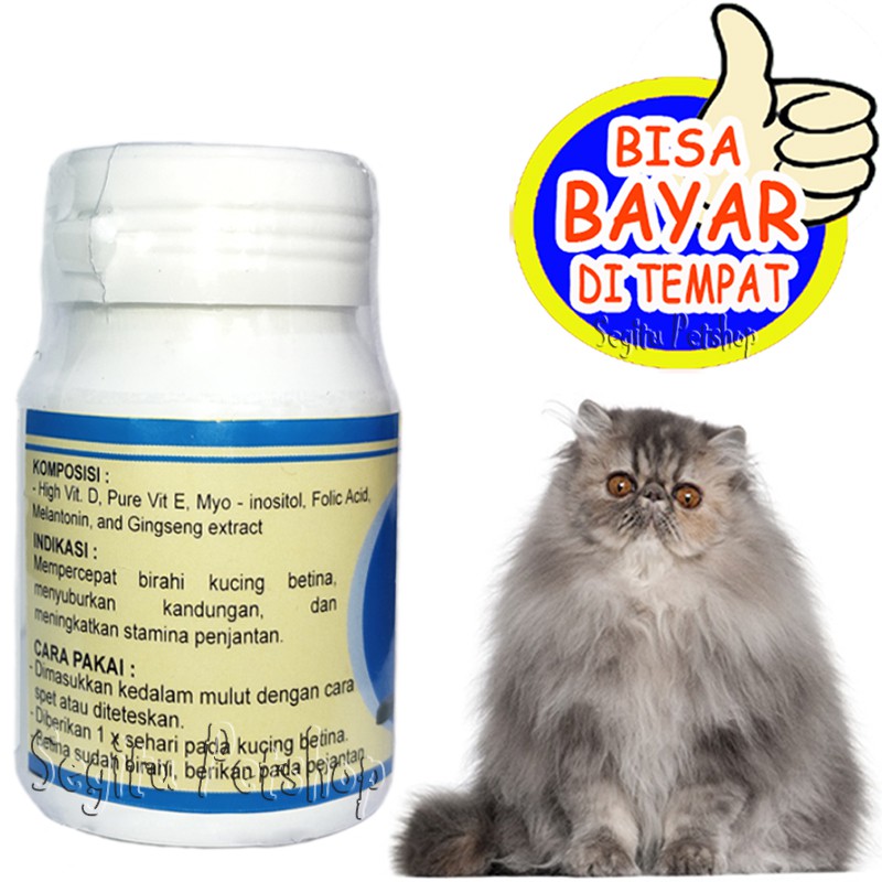 VITAMIN KUCING PENYUBUR KAWIN BIRAHI BEST HORMO SOFTGEL CAT