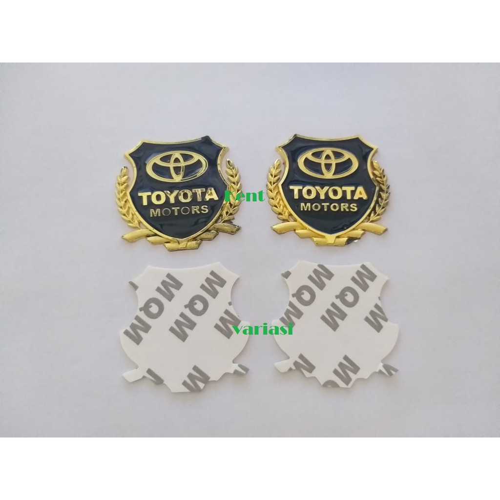 Emblem logo Metal logam mobil Logo TOYOTA