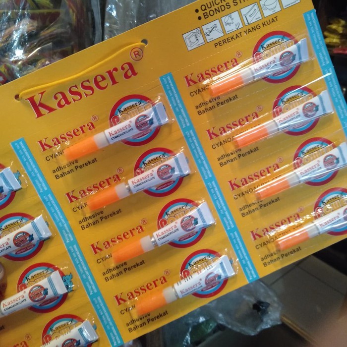 LEM POWER GLUE KASSERA/ LEM PEREKAT KASSERA/ LEM CAIR/ LEM SERBAGUNA 1 PCS