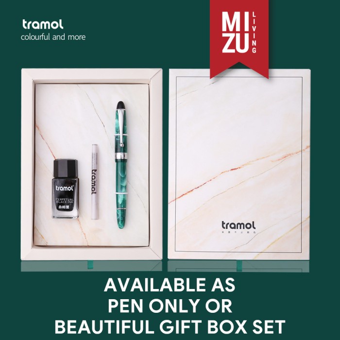 

Segera Miliki Tramol X Sikib Resin Fountain Pen Only Stainless Steel Nib Promo