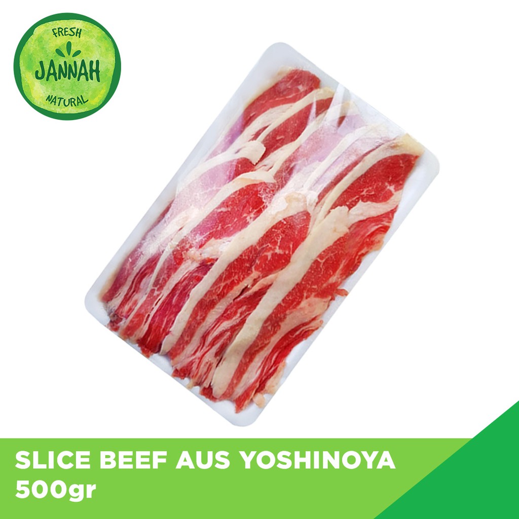 

Daging Sapi Slice Reguler / Slice Beef / Shortplate Yoshinoya Shaburi 500gr