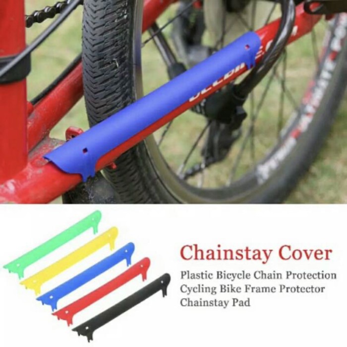 Chain stay protector pelindung rantai frame bahan plastik