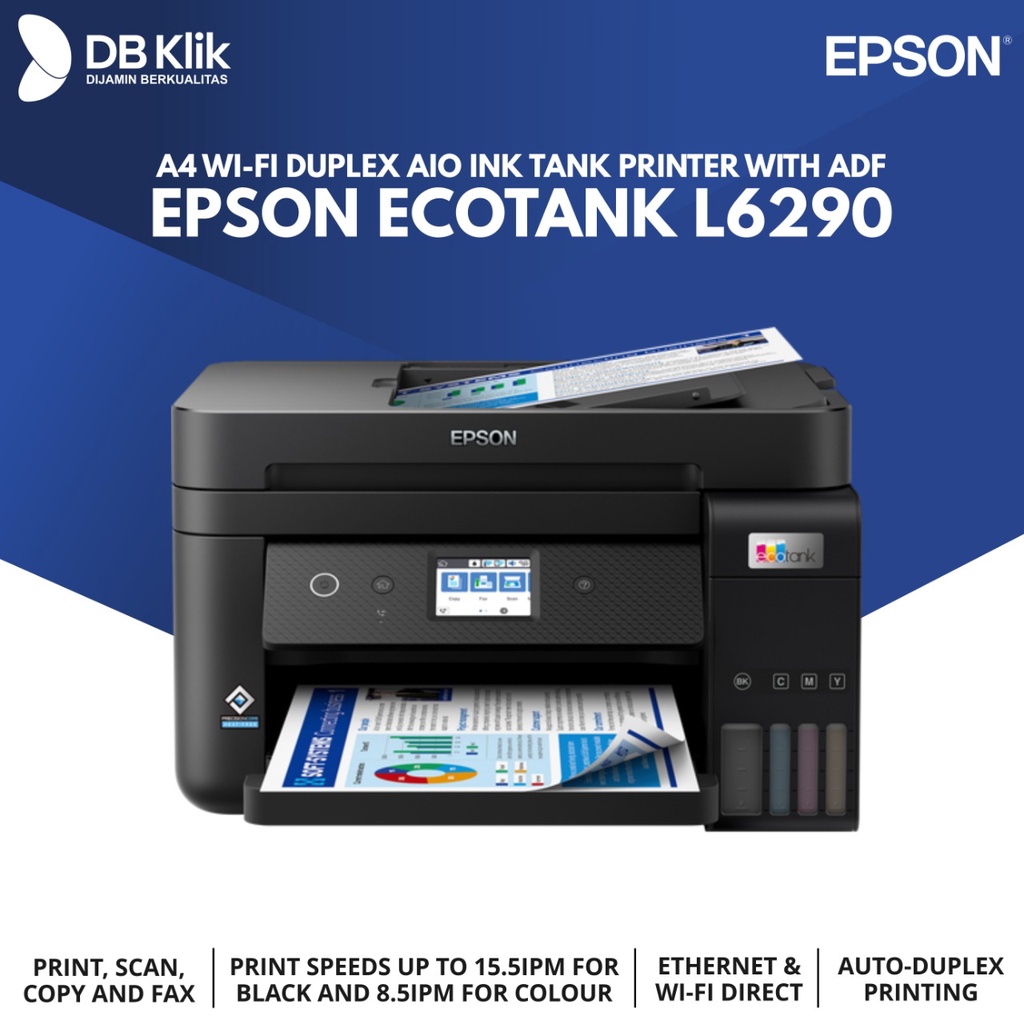 Printer EPSON EcoTank L6290 A4 Wi-Fi Duplex All-in-One - EPSON L 6290