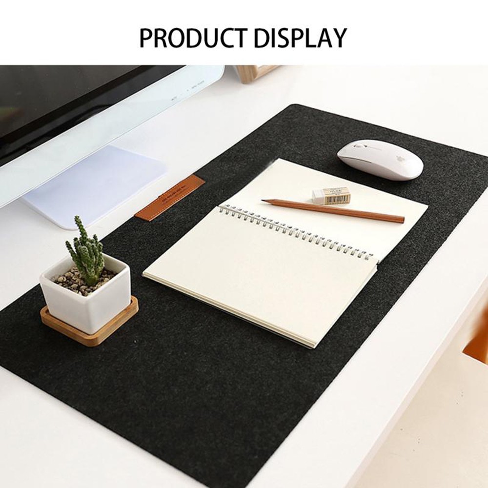 Lanfy Mouse Pad Ukuran Besar 700x330mm 60x30cm Bahan Wol Felt Untuk Komputer