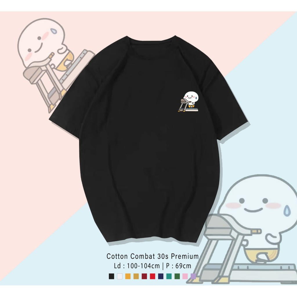 TREDMILL PENTOL LARI KAOS DESIGN DTG HATE PRESS / PREMIUM QUALITY