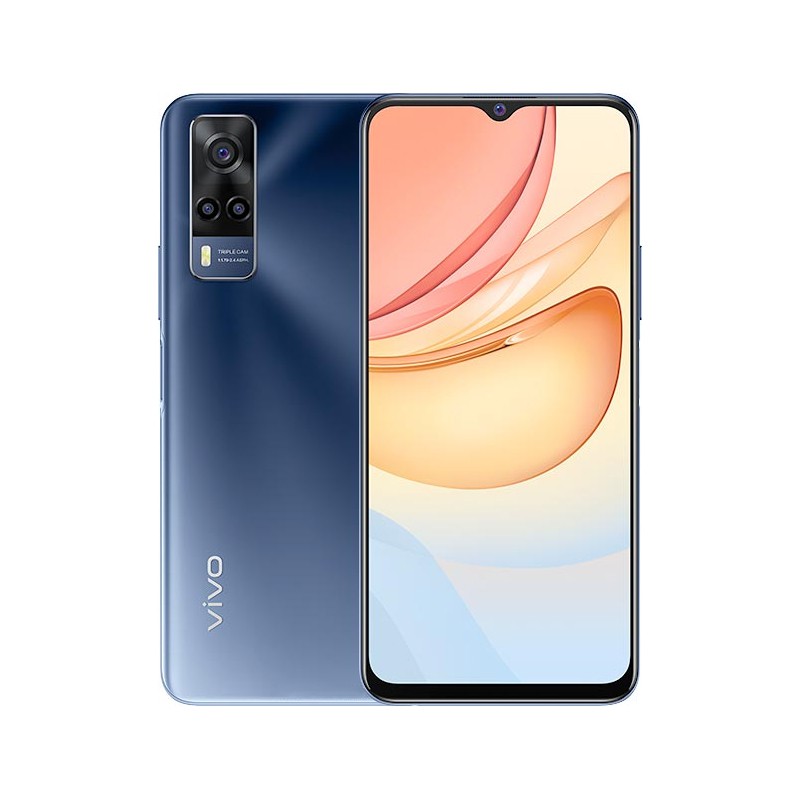 Vivo Y33s 8/128GB (RAM 8GB + Extended 4GB) NFC Garansi Resmi Vivo Indonesia-Y53s Deep Sea Blue