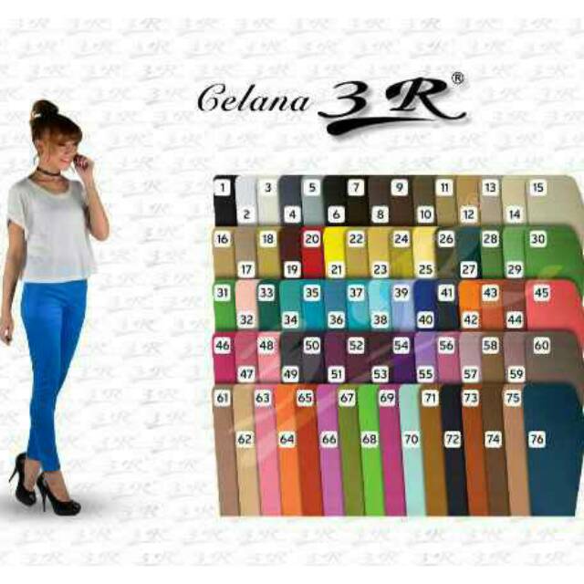  Celana  katun  Original 3R Legging celana  anti  begah  