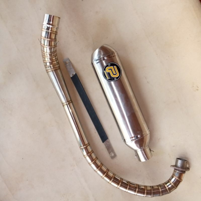 KNALPOT RACING PEKAJAMAN KAPSUL GL MP TIGER LEHER BARBARA FULCACING BUKAN ORI ORIGINAL