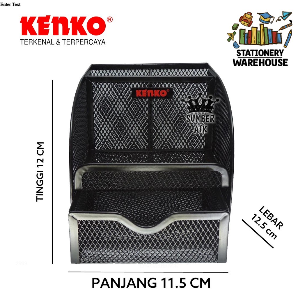 

Desk Set MDS-203 Mesh Wire ( Tempat Alat Tulis Jaring )