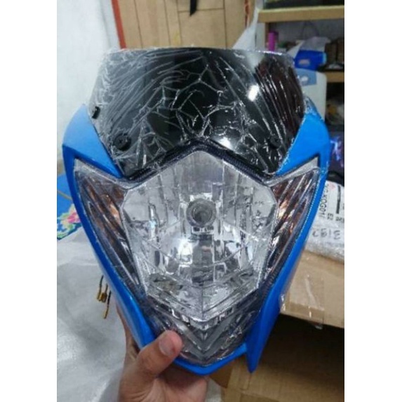 Batok kepala reflektor lampu depan satria fu 150 peslip tahun 2014 lampu utama satria fu 2014 Batok 