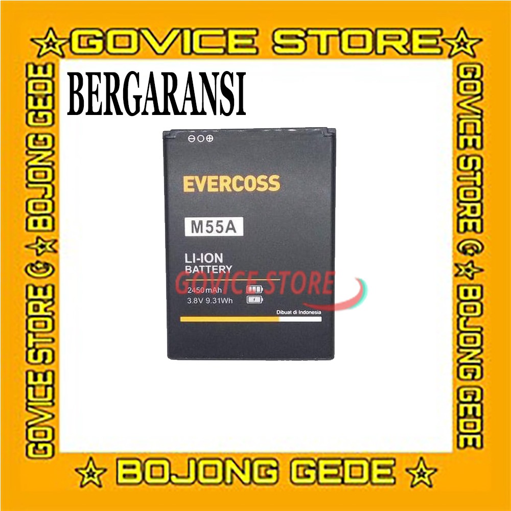 BATRAI EVERCOSS BATRE EVERCOSS BATERAI EVERCOSS M55A ORI 99%