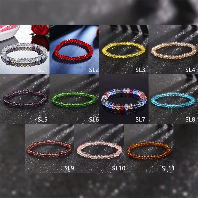 Gelang 925 Sterling Silver Elastis Adjustable Ukuran 6mm Untuk Wanita