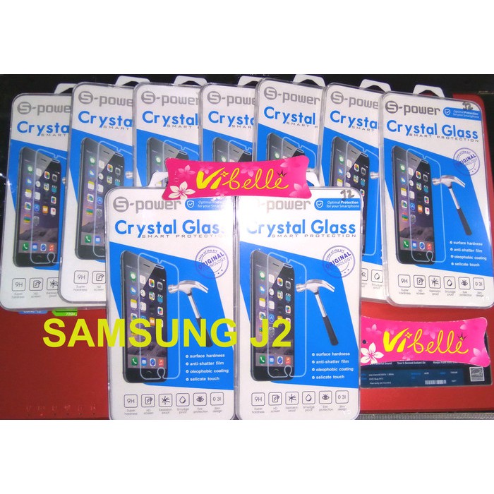 TEMPERED GLASS SAMSUNG J2 / SCREEN GUARD ANTI GORES KACA J2 2016