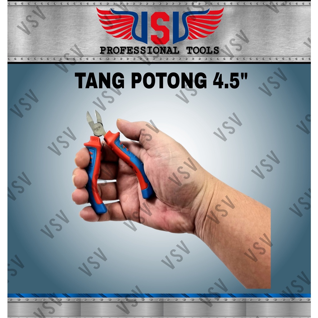 VSV Tang Mini 4.5&quot; Tang Kombinasi Lancip Potong Kakatua Mini Pliers 4.5inchi