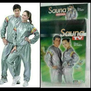 Stelan Pakaian Olahraga Sauna Suit Pembakar Lemak(Pria,Wanita)Termurah