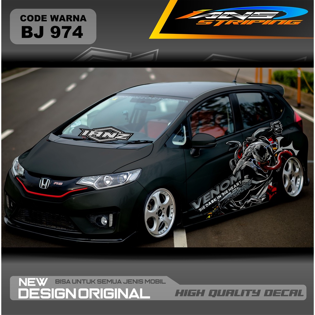 DECAL STICKER MOBIL JAZZ / STIKER MOBIL BRIO / DECAL STIKER MOBIL SWIFT / STIKER MOBIL TOYOTA / DECAL STICKER MOBIL / STIKER YARIS AYLA