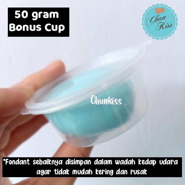 FONDANT WARNA 50 GRAM KOLEKSI WARNA 2 - SUDAH BONUS CUP PENYIMPANAN