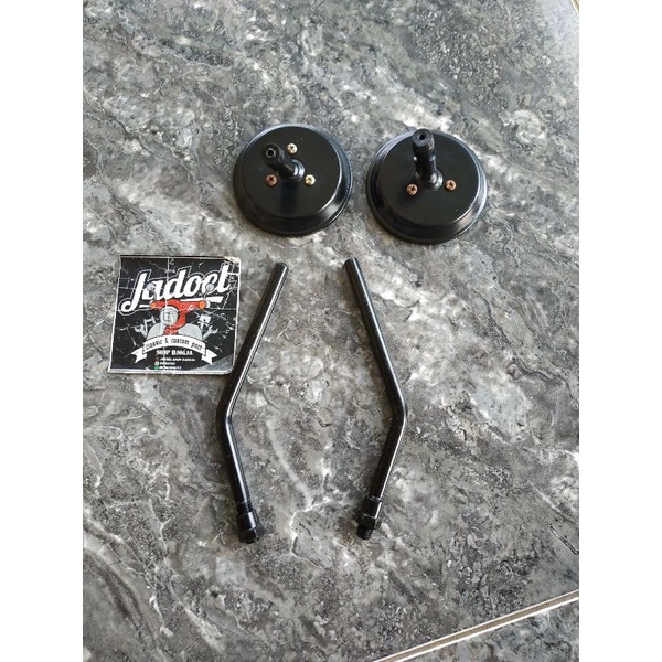 Spion Bulat Stel Variasi Custom Universal Motor Honda CB Tiger Megapro Tiger Revo Verza Scoopy Beat 