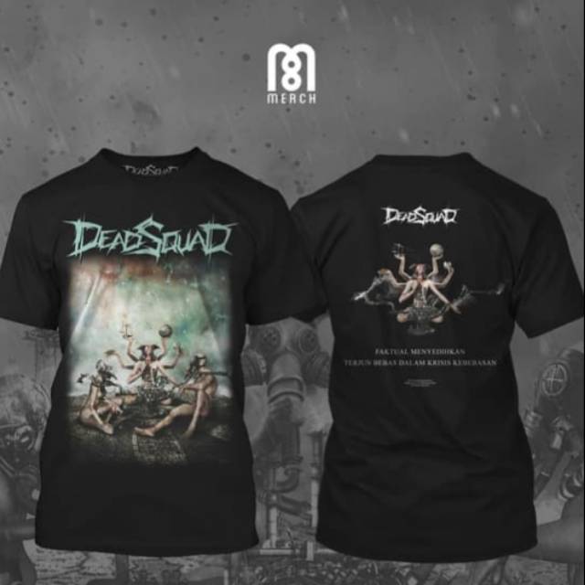 T-Shirt Deadsquad - Pragmatis Sintetis - Hitam, L