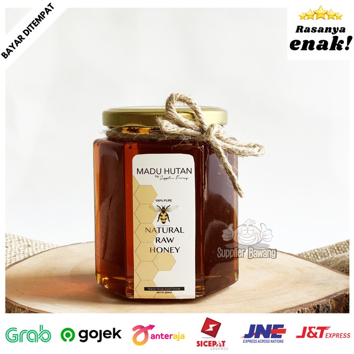 

d201nhd Madu Hutan Asli Alami Murni / Premium Forest Raw Honey 250Ml - Madu Saja Ds201Fs
