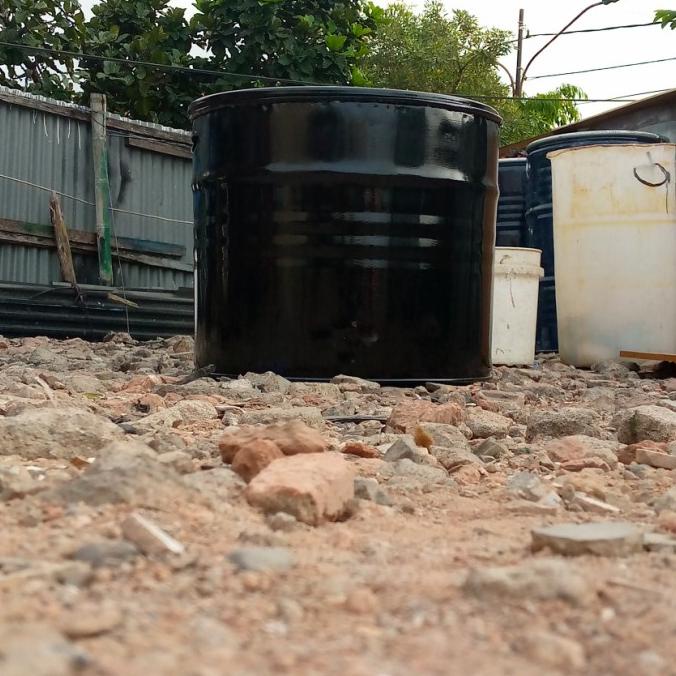 DRUM TONG SAMPAH 100 LITER BESI