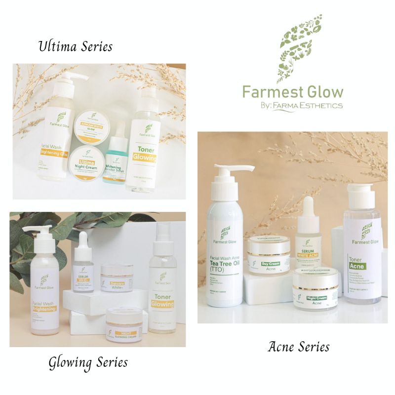 Farmest Glow Acne Series, Glowing Series, Ultima series Complete