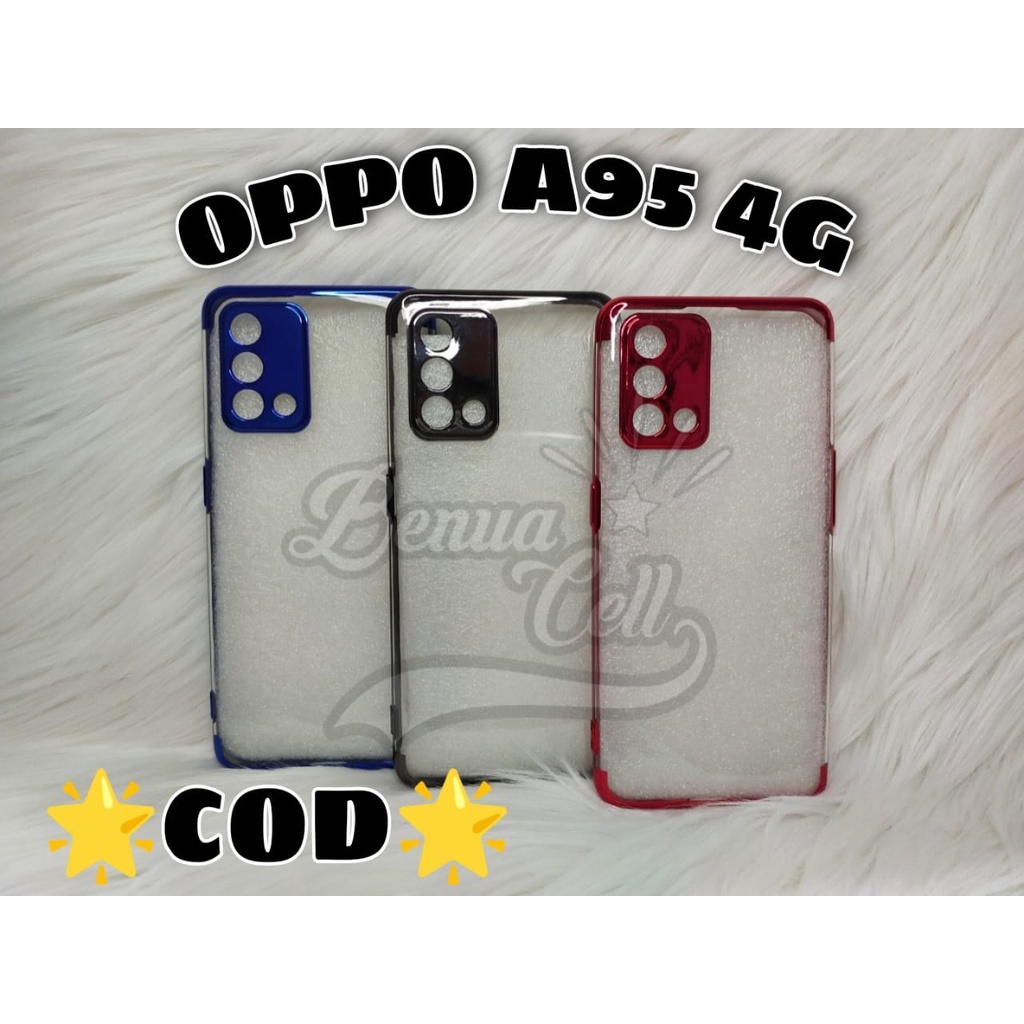 OPPO RENO 5F , A95 4G SOFTCASE SHINING CHROME PREMIUN OPPO A95 4G RENO 5F - BC