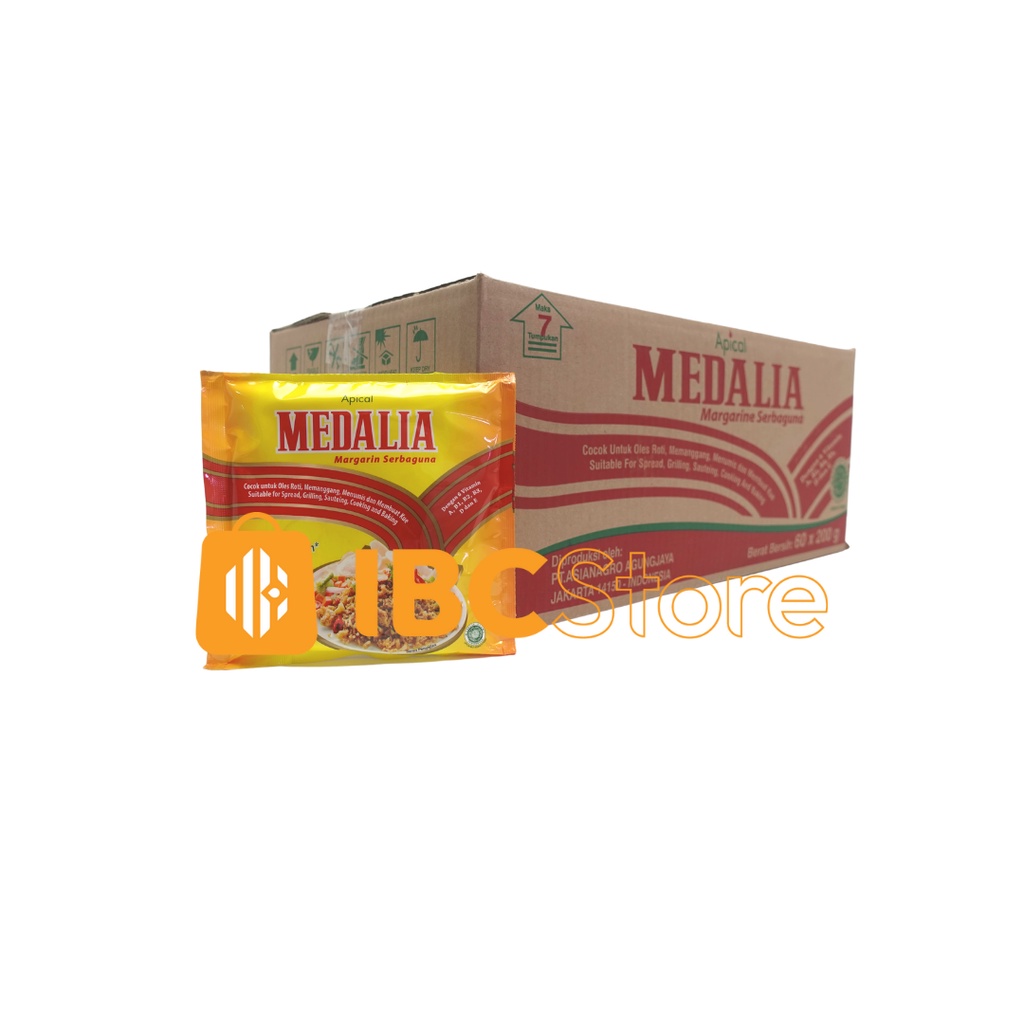 

Medalia Margarine 200gr, 1 Karton 60 ppcs