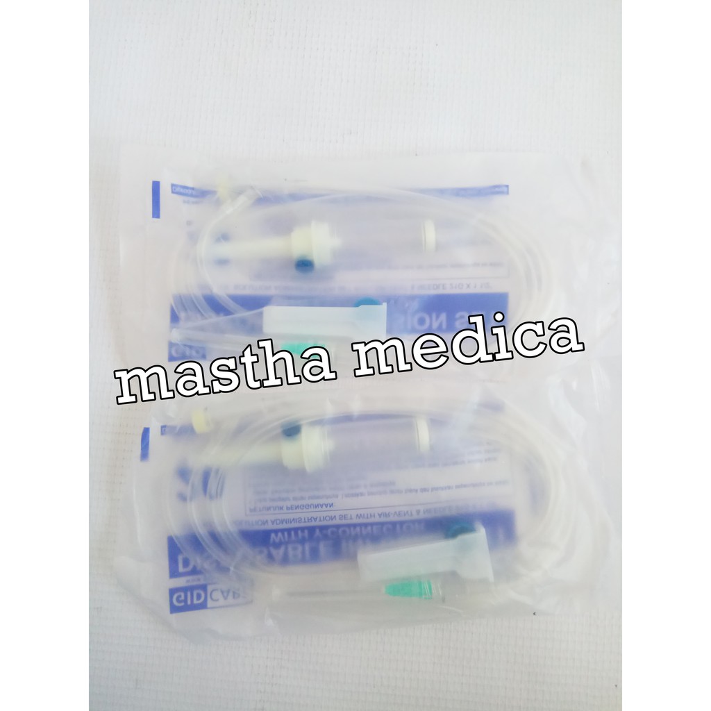 Selang Infus Set Dewasa Disposable Infusion Set Adult Dewasa Gidcare