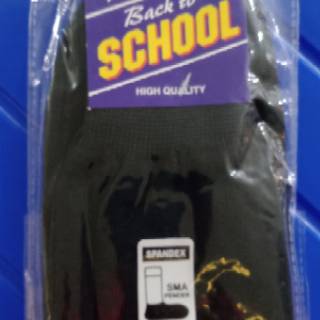  6 12 PASANG KAOS  KAKI  GBU SEKOLAH  SD SMP SMA HITAM 