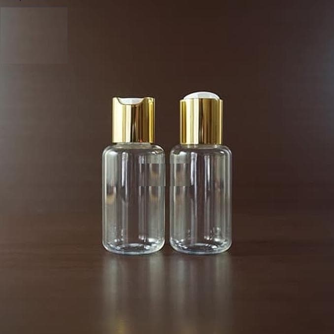 BOTOL 70ML BENING PRESSTOP GOLD SILVER / BOTOL PLASTIK 70 ML TUBULAR ISI ULANG PACKAGING KOSMETIK