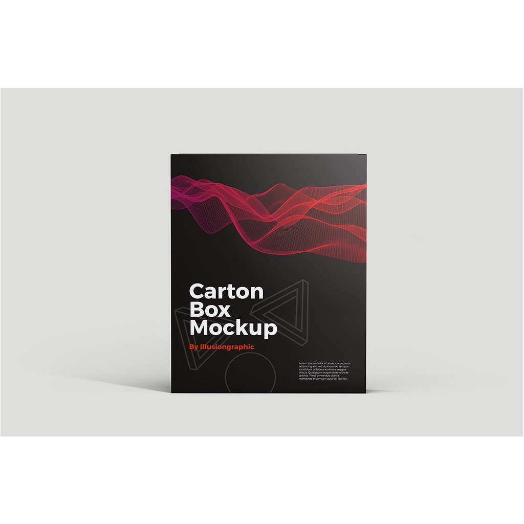 Carton Box Mockup – 8 View